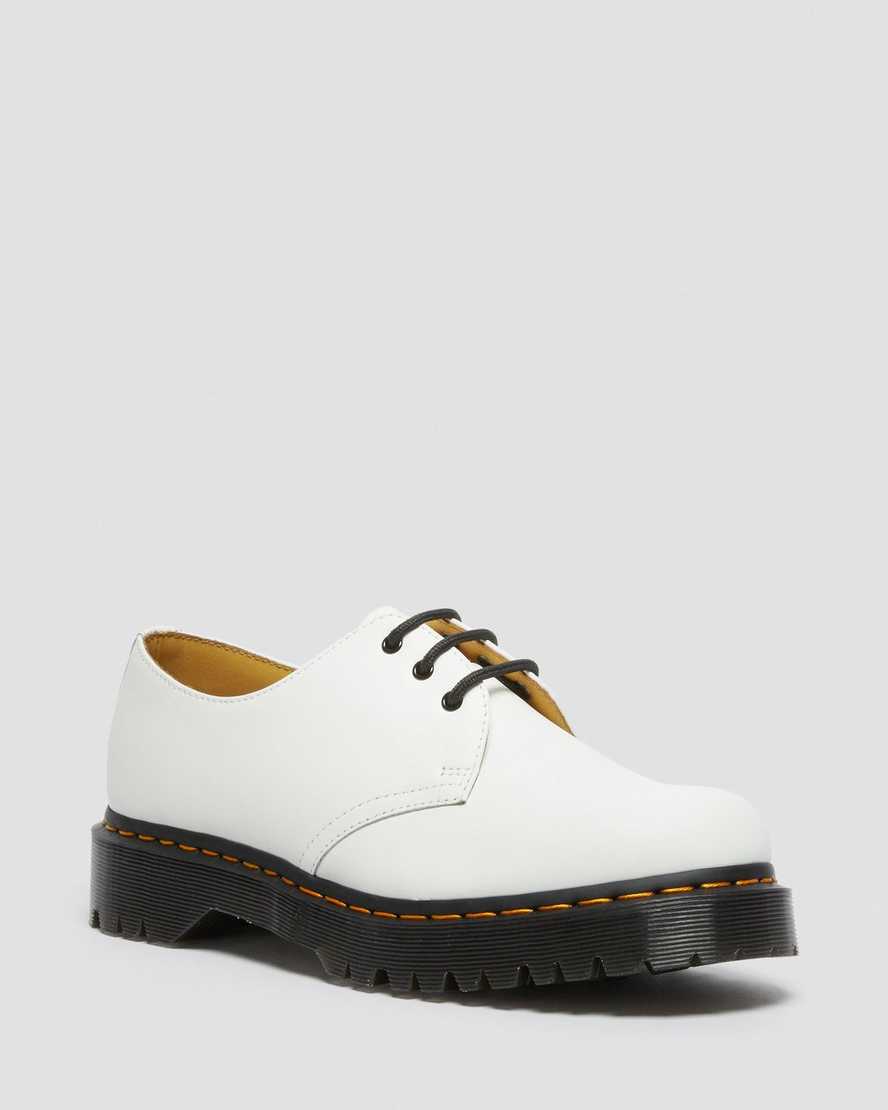 Dr. Martens 1461 Bex Smooth Deri Kadın Oxford Ayakkabı - Ayakkabı Beyaz |VLMCS5341|